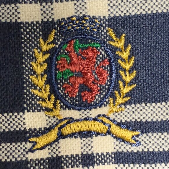 VTG Men's TOMMY‎ HILFIGER Oversized Plaid Oxford Long Sleeve Shirt | Size M - Picture 8 of 11